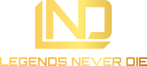 Legends Never Die logo